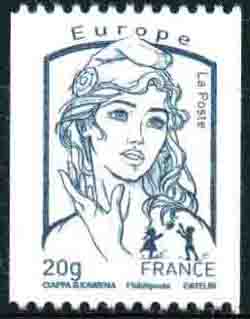 timbre N° 4780, Marianne de Ciappa et Kawena