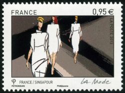 timbre N° 4827, Émission commune France / Singapour