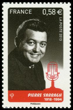 timbre N° 4811, Les pionniers de la télévision,  Pierre Sabbagh 1918-1994