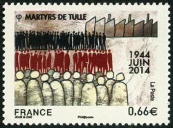 timbre N° 4865, Martyrs de Tulle