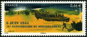 timbre N° 4863, 70ème anniversaire du débarquement