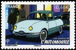 timbre N° 4875, Les années 1950, L'automobile