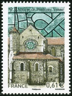 timbre N° 4864, Abbaye de Pontigny