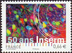 timbre N° 4886, INSERM 50 ans