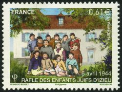 timbre N° 4852, Rafle des enfants juifs d'Izieu