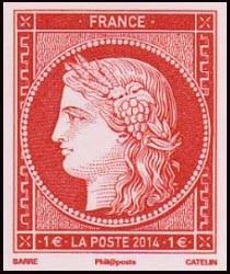 timbre N° 4873, Salon du timbre 2014