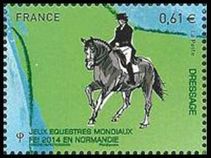 timbre N° 4892, Les jeux équestres mondiaux en Normandie