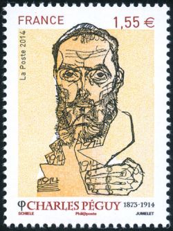timbre N° 4898, Charles Péguy (1873-1914)