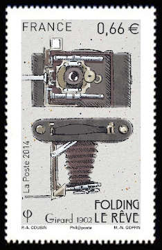 timbre N° 4917, Les appareils photographiques, Le folding