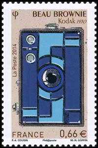 timbre N° 4918, Les appareils photographiques, Le beau Brownie