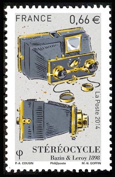timbre N° 4919, Les appareils photographiques, Le Stéréocycle