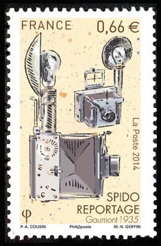 timbre N° 4921, Les appareils photographiques, Le Spido reportage