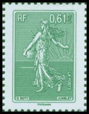 timbre N° 4909, La lettre verte a trois ans