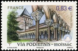 timbre N° 4839, Les chemins de Saint Jacques de Compostelle