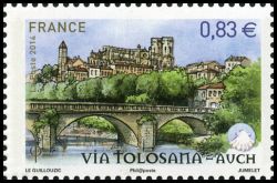 timbre N° 4840, Les chemins de Saint Jacques de Compostelle