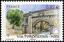 timbre N° 4841, Les chemins de Saint Jacques de Compostelle