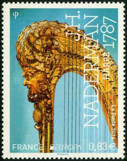 timbre N° 4860, Europa harpe