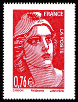 timbre N° 4992, Marianne de la Libération