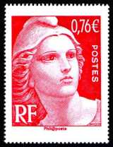 timbre N° 4990, Marianne de la Libération