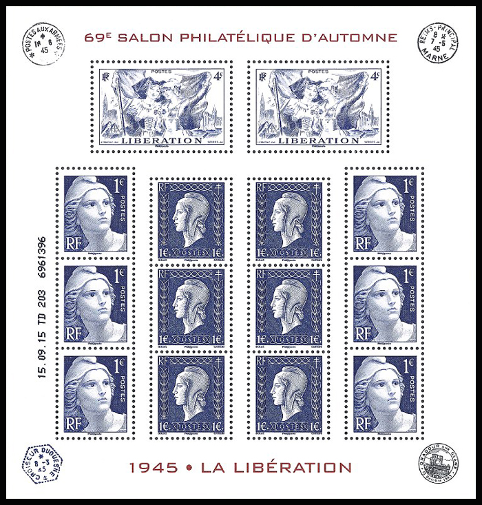  1945 Marianne de la libération 