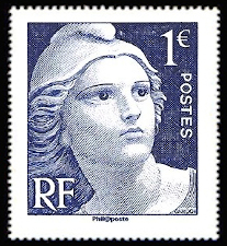 timbre N° 4987, 1945 Marianne de la libération