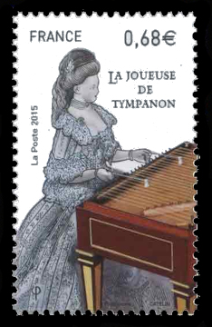  Les boites à musique et automates <br>La joueuse de tympanon