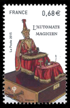  Les boites à musique et automates <br>L'automate magicien