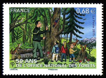 timbre N° 5011, Cinquantenaire de l'office nationales des forêts (ONF)