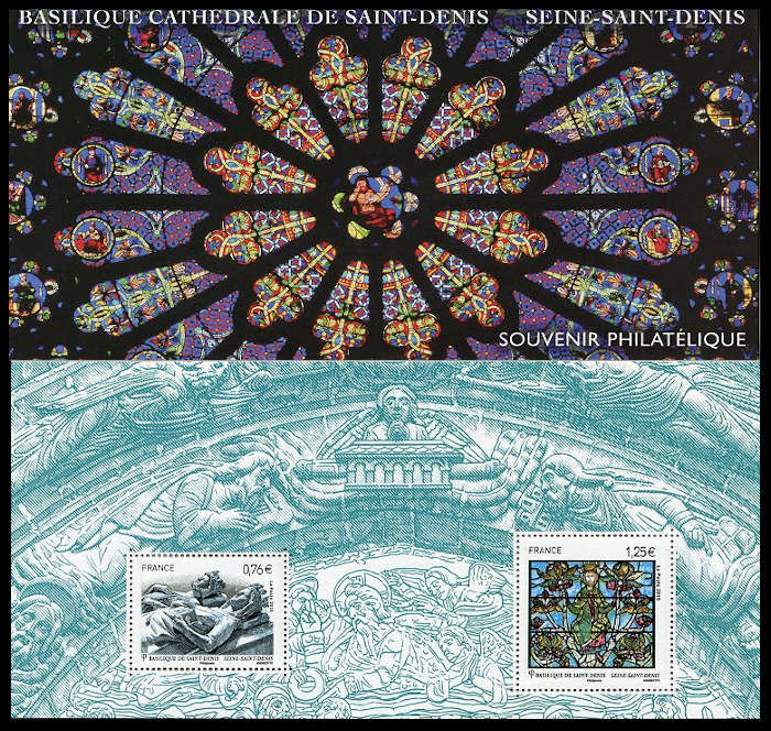 timbre N° 109, Basilique cathédrale de saint Denis