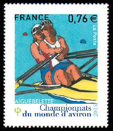 timbre N° 4974, Championnats du monde d'aviron