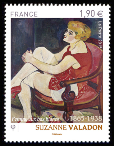 timbre N° 4977, Suzanne Valadon (femme aux bas blancs)