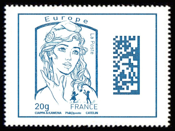 timbre N° 4975, Marianne Datamatrix