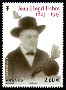 timbre N° 4980, Jean-Henri Fabre (1823-1915)