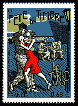 timbre N° 4982, Fête du timbre le tango