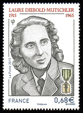 timbre N° 4985, Laure Diebold-Mutschler (1915-1965)