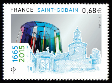 timbre N° 4984, Compagnie de Saint-Gobin 350 ans d'innovations