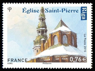 timbre N° 4939, Capitales européennes Riga