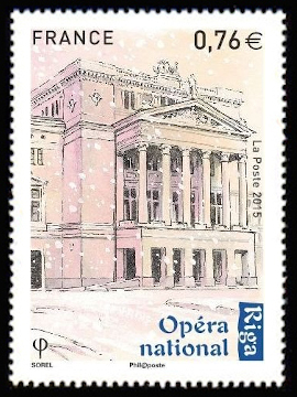 timbre N° 4941, Capitales européennes Riga