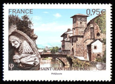 timbre N° 4949, Les chemins de Saint-Jacques-de-Compostelle