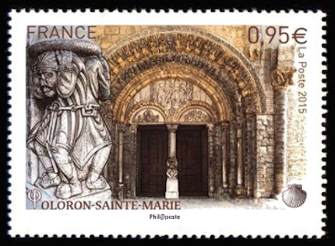 timbre N° 4950, Les chemins de Saint-Jacques-de-Compostelle