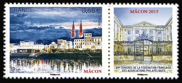 timbre N° 4956, Macon 88ème congrès de la FFAP