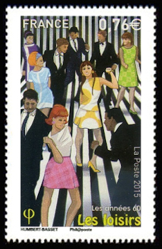 timbre N° 4961, Les années 60 (les loisirs)