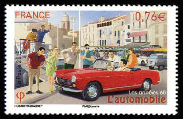 timbre N° 4963, Les années 60 (l'automobile)