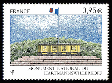 timbre N° 4966, Monument National du Hartmannswillerkopf
