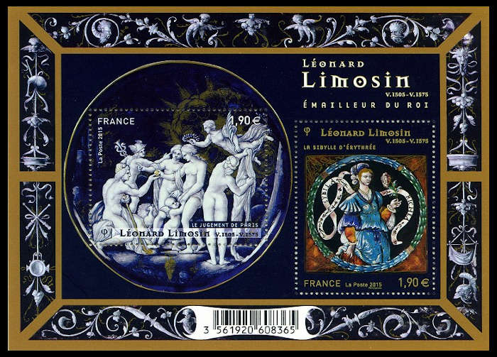 timbre N° F4928, Léonard Limosin émailleur du roi