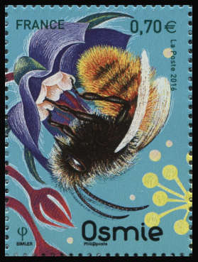 timbre N° 5053, Les abeilles solitaires (Osmie)