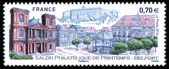 timbre N° 5041, Salon philatélique de printemps Belfort