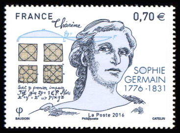 timbre N° 5036, Sophie Germain (1776-1831)