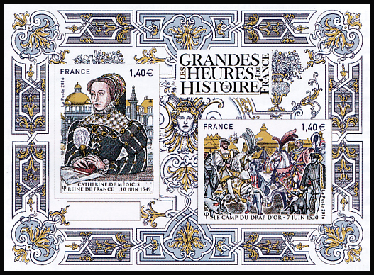 timbre N° F5067, Les grandes heures de l'histoire de France