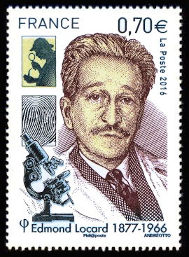 timbre N° 5043, Edmond Locard (1877-1966) père de la criminalistique